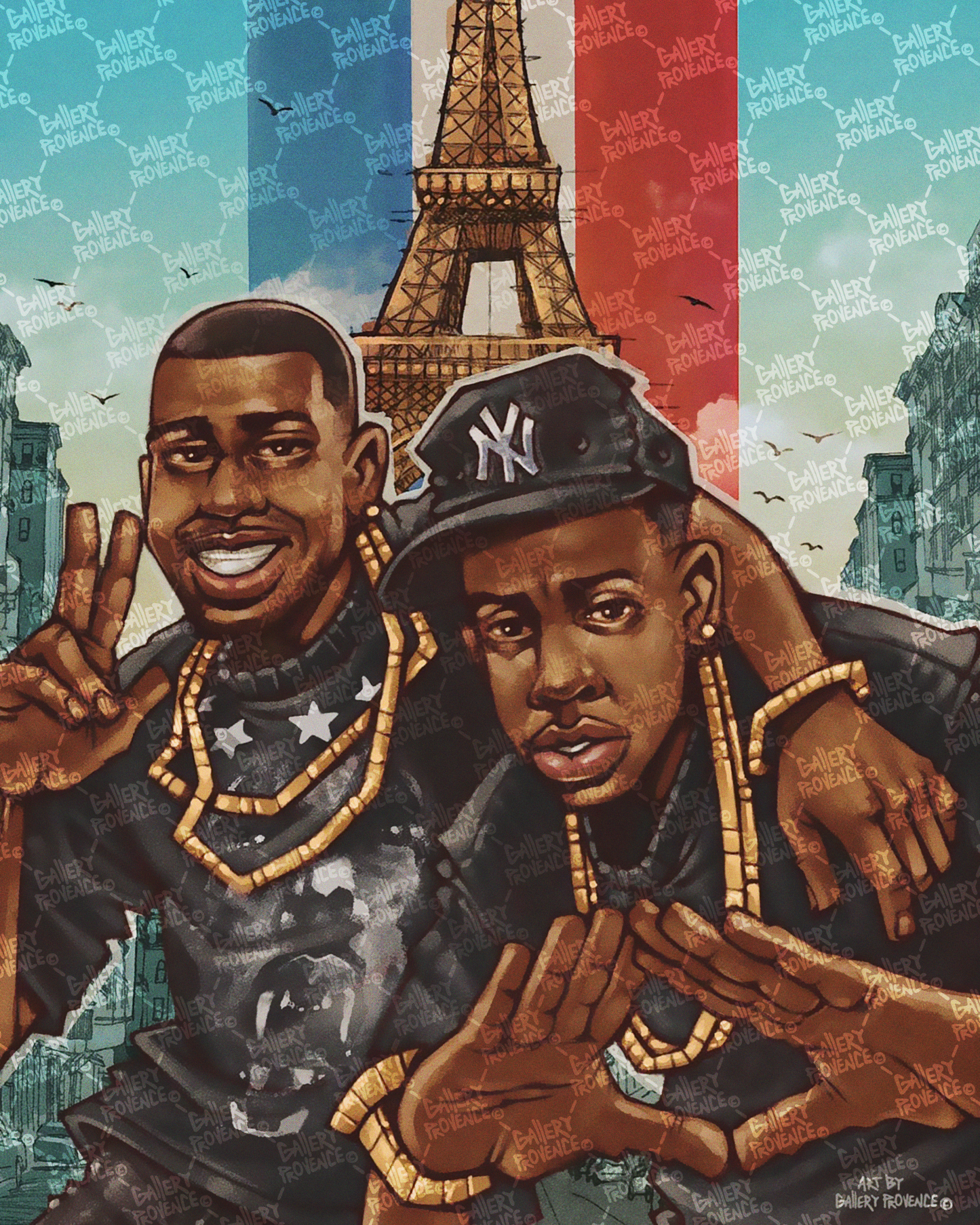 Jay Z & Kanye poster